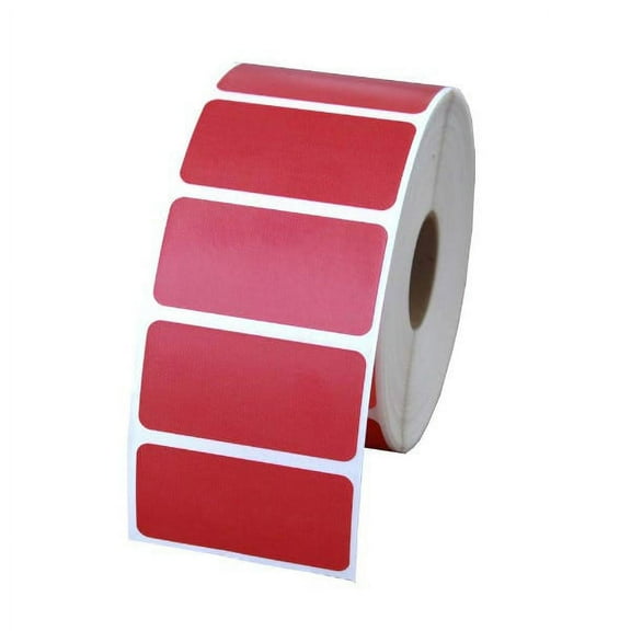 Zebra Red Labels  2" x 1" (LV-56001Red)