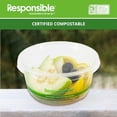 thumbnail image 3 of Compostable Lids for 8-32 oz Clear Round Deli Containers, 3 of 3