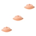 thumbnail image 4 of Matsuzay Tapón para el cabello del fregadero Silicona 2 en 1 Lavabo Bañera Colador Baño Cocina Piso Alcantarillado Cubierta de drenaje, Rosa Type1 NO1 Matsuzay  CBP097247, 4 of 6