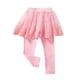 thumbnail image 2 of Qarigey Leggings para niños Leggings de encaje para niña elástica para niños Pantalón Prendas para la parte inferior del cuerpo rosado 120cm, 2 of 6
