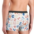 thumbnail image 3 of KLL Scandinavian Alphabet Men's Cotton Boxer Briefs Underwear-Small, 3 of 8