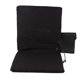thumbnail image 1 of Cojín de asiento con calefacción eléctrica, asientos plegables para estadio, almohadillas con respaldo para acampar, pescar y cazar, color negro, 1 of 5