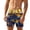 Dark Blue, variant on Men's Funny 3D Print Hawaii Swim Trunks Novelty Quick Dry Board Shorts with Drawstring Beach Vacation Shorts