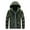 Green, variant on Sales Men's Soft Shell Outdoor Jacket Waterproof Stain-Resistant Wind-Resistant Multi Pocket Zipper Casual Warm Jacket Hooded Outwear Blue XXL