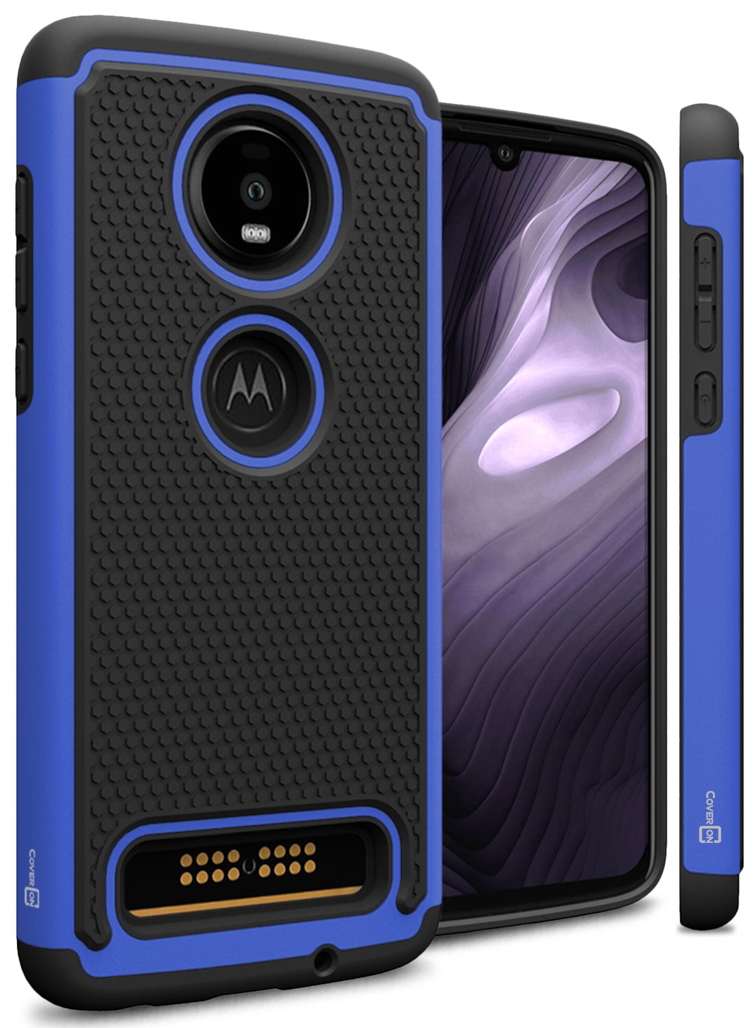 CoverON Motorola Moto Z4 Case, HexaGuard Series Hard Phone