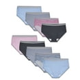 thumbnail image 2 of Fruit of the Loom Women's 6+3 Bonus Pack Assorted Heather Low Rise Brief Panties, 2 of 6