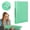 Green, variant on KUMHONW Telescoping 2 Ring Binder -1PCS,Portable Plastic 2 Ring Binder with Telescoping Spine,Binders with Foldable Front Cover Holds 9.13"x12.2" Paper for School,Office,Homes