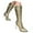 Yellow, variant on UngA Mid Calf Boots Knee High Boots for Women, Sexy Pointed Toe Stiletto High Heel Boots, Fashion & Classic Dress Shoes Silver,6.5