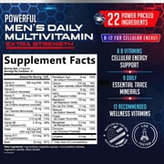 Multivitamin for Men - Vitamin A, C, D, E, Zinc, Calcium, Multivitamins for Immune Health Support, Vitamin B12, Men’s Daily Multivitamin Supplement Capsules, Non-GMO Mens Multi Vitamins - 60 Capsules