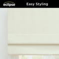 thumbnail image 3 of Eclipse Kylie Cordless 100% Blackout Window Roman Shade, 23 in wide x 64 in long, Ivory, 3 of 7