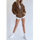 thumbnail image 5 of Sudadera con Capucha y Cierre PRETTYGARDEN 2025 Marrón Talla M, 5 of 8