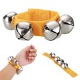 thumbnail image 2 of Pandereta con campana de mano para bebés y niños, instrumento musical educativo temprano, campana de muñeca de baile para niños adultos, 2 of 8