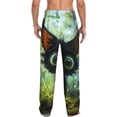 thumbnail image 3 of Daiia Cute Big-Eyed Black Cat Men's Sleep Pant with Pockets and Drawstring,Pajama Pants-X-Large, 3 of 9