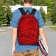 thumbnail image 4 of Disketp Red Rose Mochila Escolar de 15 Pulgadas, Mochila Ligera para Estudiantes, Viajes y Trabajo, Cómoda y Resistente para el Uso Diario, 4 of 6