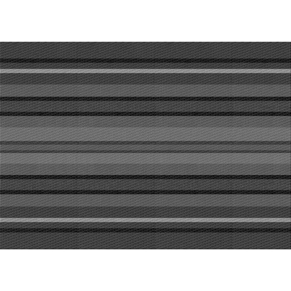 Ahgly Company Indoor Rectangle Patterned Charcoal Black Area Rugs, 7' x 9'