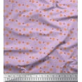 thumbnail image 1 of Soimoi Cotton Jersey Fabric Leaves & Pumpkin Halloween Print Fabric by Yard 58 Inch Wide, 1 of 1