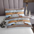 thumbnail image 3 of Erosebridal Rustic Lodge Coverlet Set Queen,Vintage Paddle Bedding Set,Lake House Decor,3pcs, 3 of 5