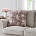 thumbnail image 2 of My Texas House 20" x 20" Candace Dusty Mauve Floral Cotton Decorative Pillow, 2 of 6