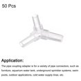 thumbnail image 3 of Conector de válvula de aire para Acuario Unique Bargains 50uds 13/64'(5mm) OD Transparente, 3 of 7