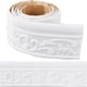 thumbnail image 1 of Moldura de espuma flexible 3D blanca de 82 x 3 pulgadas, autoadhesiva, para pared, borde decorativo, líneas de zócalo, 1 of 9