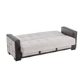thumbnail image 4 of Ottomanson 87" Convertible Sofa Couch for Living Room, Chenille Modern Sofa Bed with Storage, Cream, 4 of 7