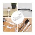 thumbnail image 4 of Organizador de cables Yashi autoadhesivo Transparente con Clip doble para cables, 4 of 5