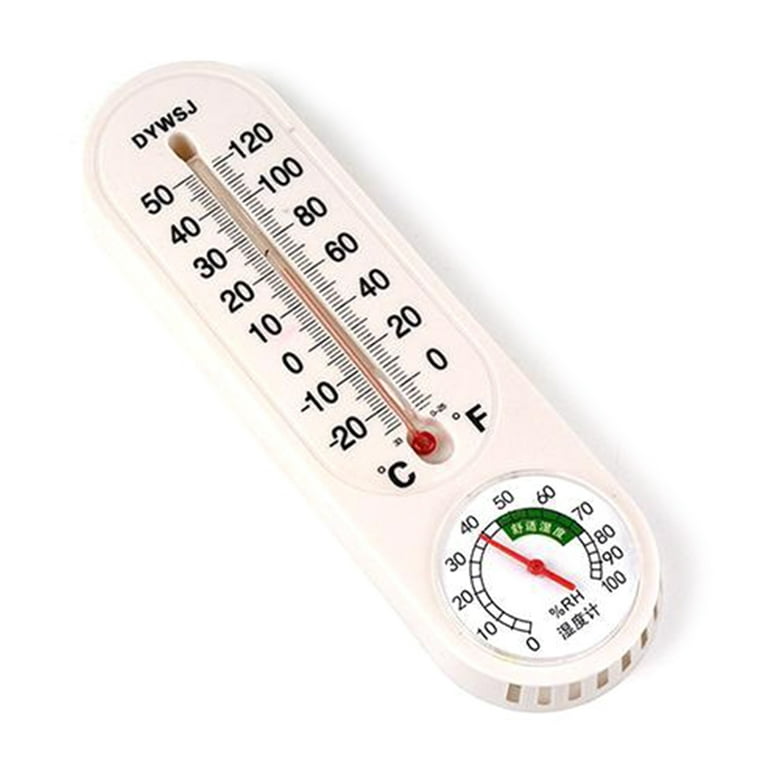 Happyyami 3pcs Wooden Thermometer for Room Temperature Gauge for Nursery  Indoor Durable Wall Hanging Accurate Temperature Guage Refrigerator