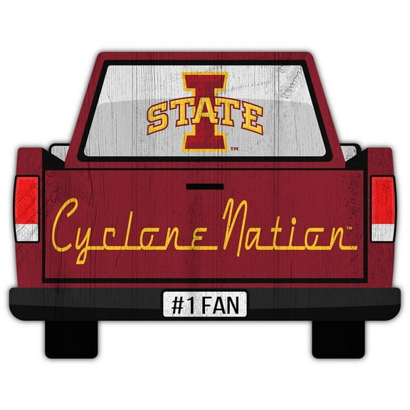 Iowa State Cyclones 12'' x 12'' Truck Back D-cor