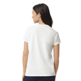 thumbnail image 4 of Gildan Women’s Ultra Cotton T-Shirt, Short Sleeve Crew Neck Casual Classic Fit White Tee, S, 4 of 4