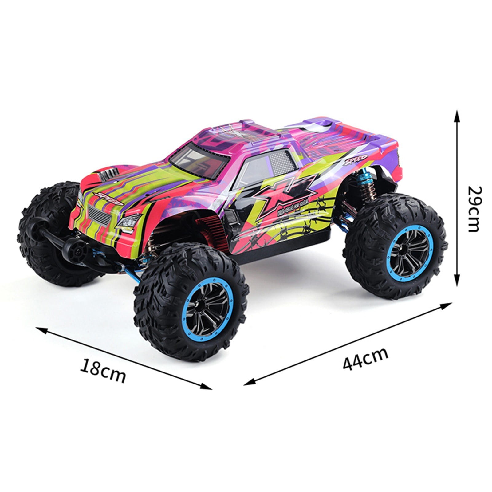 F21A 1/10 2.4GHz 75km/h Remote Control Off-Road Car 4WD Brushless Motor