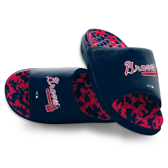 Unisex ISlide Atlanta Braves Multi-Color Motive Slide Sandals