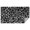 Black and White, variant on Black and Yellow Of Leopard Print Rectangle Tablecloth 60"x84",Waterproof Polyester Rectangle Table Cloth, Wipeable Spillproof Polyester Tablecloth for Dining, Camping, Indoor and Outdoor