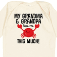 thumbnail image 4 of Inktastic Grandma Grandpa Love Me Boys Boys or Girls Long Sleeve Baby Bodysuit, 4 of 5