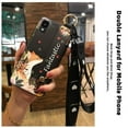 thumbnail image 5 of LYM-Phone Case For TCL 30Z/30LE/T602DL, Fashion Design Wristband Anti-knock Back Cover Durable Phone Holder Wrist Strap Flower Kickstand Waterproof Dirt-resistant Silicone Soft case Ring, 5 of 9