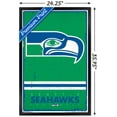 thumbnail image 3 of NFL Seattle Seahawks - Retro Logo 15 Wall Poster, 22.375" x 34", Framed, 3 of 6