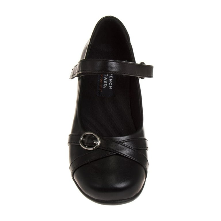 French Toast Slip-on Girls School Uniform Dress Shoes - Black, 2 -