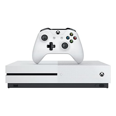 Restored Microsoft Xbox One S 1TB Console, White (Refurbished)