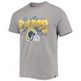 thumbnail image 2 of Men's '47 Heathered Gray Los Angeles Rams Super Rival Team T-Shirt, 2 of 3
