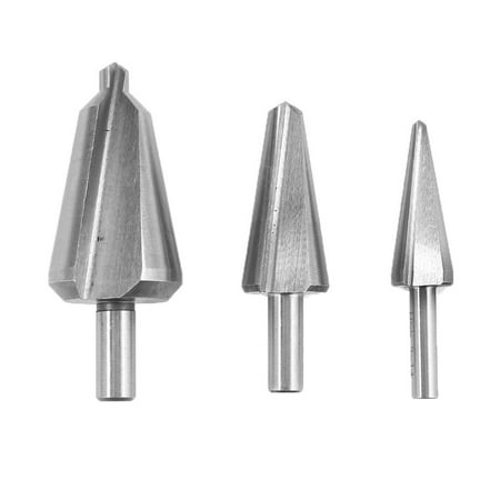 

Tiyuyo 3PCS HSS Taper Drill Bit Umbrella Hole Bit Chamfer Cutter Drill Cone Cutter