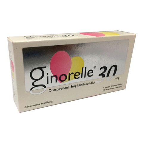 Ginorelle 30 3mg/30 mcg 28 comprimidos