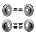 thumbnail image 1 of Transit Auto Front Rear Disc Brake Rotors and Semi-Metallic Pads Kit for Car 2005-2006 Chrysler 300 AWD with 3.5L K8S-100987, 1 of 11