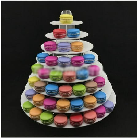 8Tier Circular Macaron Tower Macaron Stand to Hold about 180 Macarons