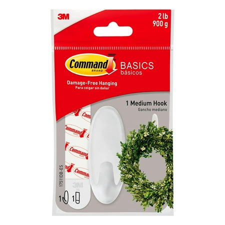 

Command Basic Medium Round Hook 1 Hook 1 Strip/Pack