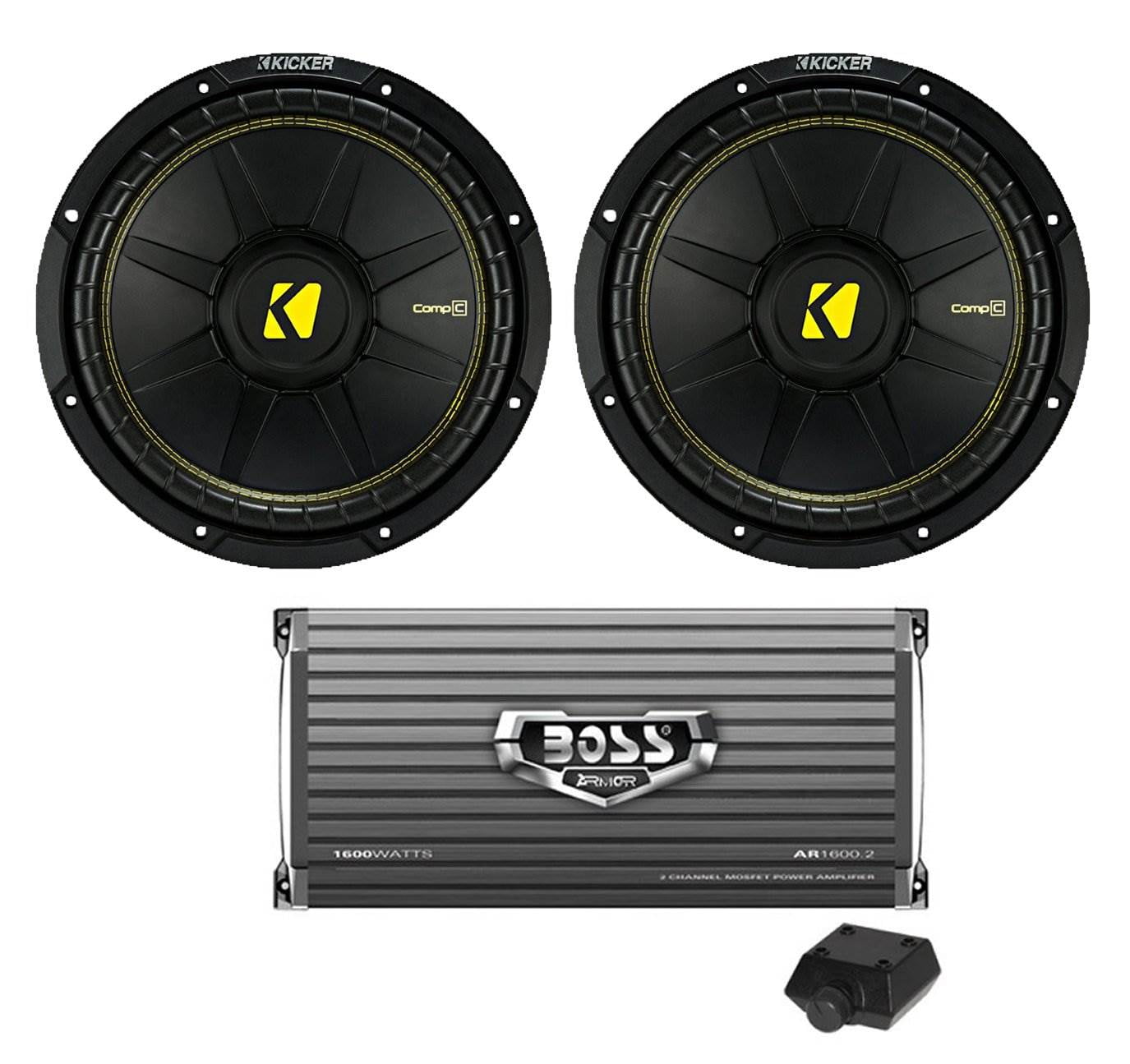 powered subwoofer car walmart