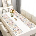 thumbnail image 2 of Pioneer Flower Floral Print Pattern Summer Placemats Table Placemats Set Of 6-Linen Kitchen Washable Placemats Table Mats 12x18 Inch Non-Slip Heat Resistant, 2 of 5