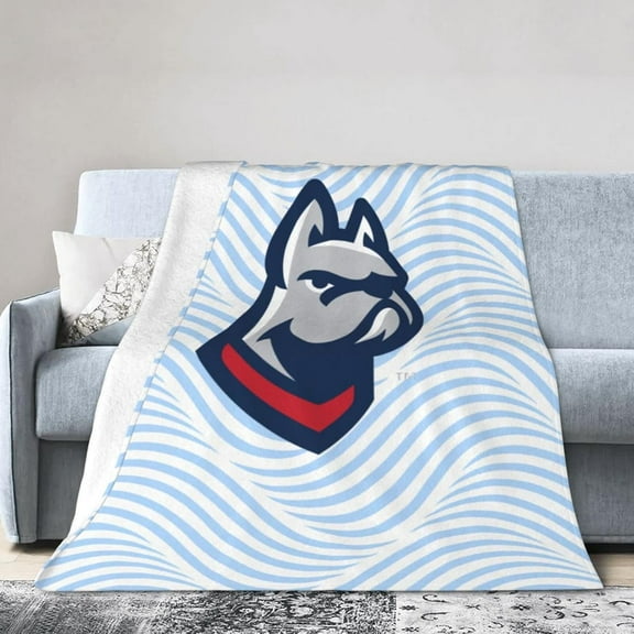 DeSales University Logo Fleece Blanket, Very Soft Microfiber Flannel Blanket for Couch Warm and Cozy for All Seasons