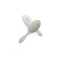 thumbnail image 2 of Simply Boujie Polymer Natural Bristle Oblong Detangling Hair Brush, Detangling, White, 2 of 3