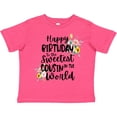 thumbnail image 3 of Inktastic Happy Birthday to the Sweetest Cousin in the World Girls Toddler T-Shirt, 3 of 5