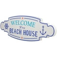 thumbnail image 4 of Northlight Welcome To Our Beach House Metal Wall Sign - 25.25", 4 of 6