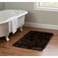 thumbnail image 6 of Linon Home Décor Faux Sheepskin Area Rug Collection, Brown, 1.67' x 2.5', 6 of 6